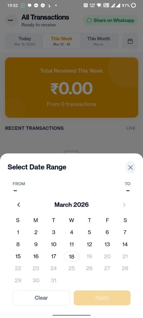 Calendar View